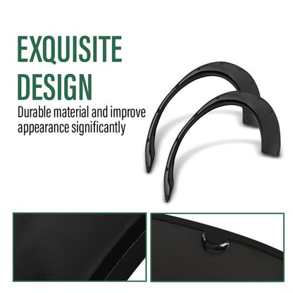 Solid Spare 4pcs Fender Flares Extra Wide Wheel Arch Body Kit Fit For Honda Civic Accord