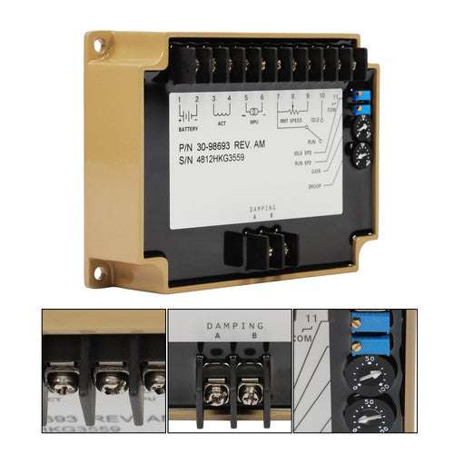Solid Spare Control Governor 3098693 Speed Controller for Cummins QSK19 CM2350 K105 KTA19