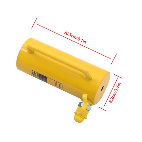 Solid Spare 20 Ton Hydraulic Cylinder Ram Single Acting 6 Inch Stroke Lifting Jack Ram