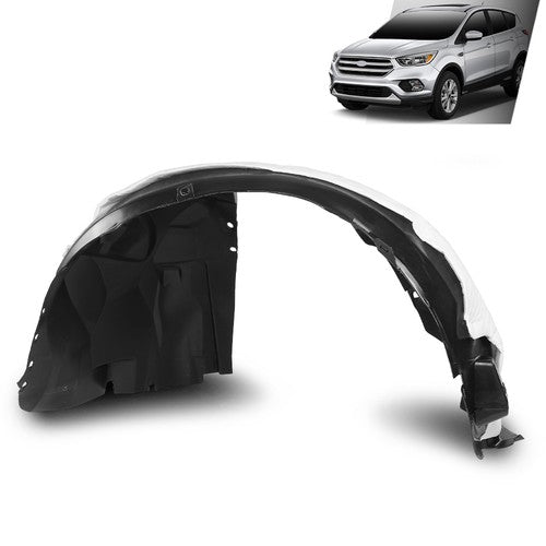 Solid Spare Front Fender Liner Splash Shield Left Fit For 2015-2019 Ford Escape FO1248161