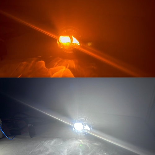 Fit 2024 Subaru Crosstrek Full LED Front Fog Lights Lamp Double light W/Switch