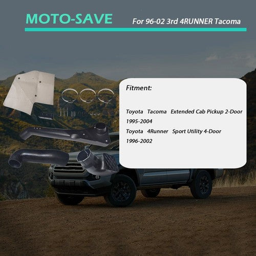 Solid Spare Snorkel Kit For 3rd 4RUNNER 1996-2002 1995-2004 1st Gen Tacoma