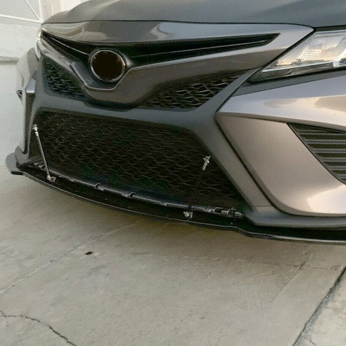 Solid Spare Front Bumper Lip Fit 2018-2020 Toyota Camry SE/XSE Glossy Black