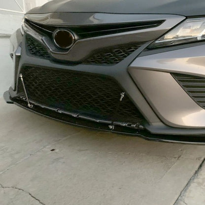 Solid Spare Front Bumper Lip Fit 2018-2020 Toyota Camry SE/XSE Glossy Black