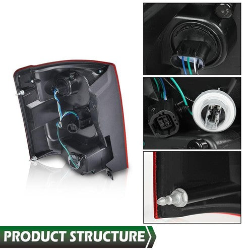 Solid Spare Fit For 11-20 Dodge Grand Caravan LED Tail Light Brake Lamp Passenger Side