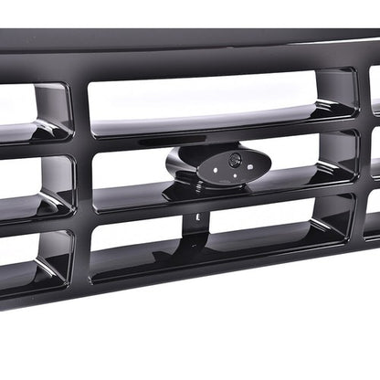 Solid Spare Fit For 1992-1997 Ford F Super Duty Bronco F150-F350 F53 F59 Front Bumper Grille