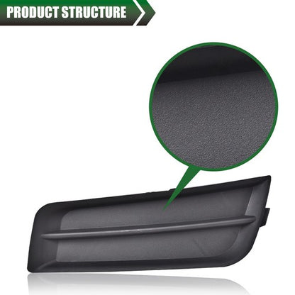 Solid Spare Front Bumper Insert Fog Light Cover Left+Right Fit For 2011-2014 Chevrolet Cruze