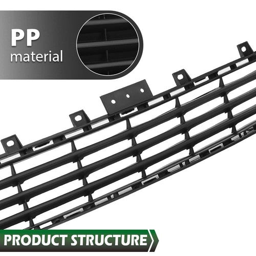 Solid Spare Fit For 2014-2017 Infiniti Q50 Front Bumper Lower Grille Mesh Grill 622544HB0A