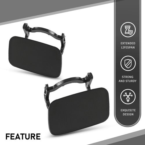 Solid Spare Fit For 08-12 Audi A4 B8 Front Bumper Headlight Washer Cover Cap Left&Right