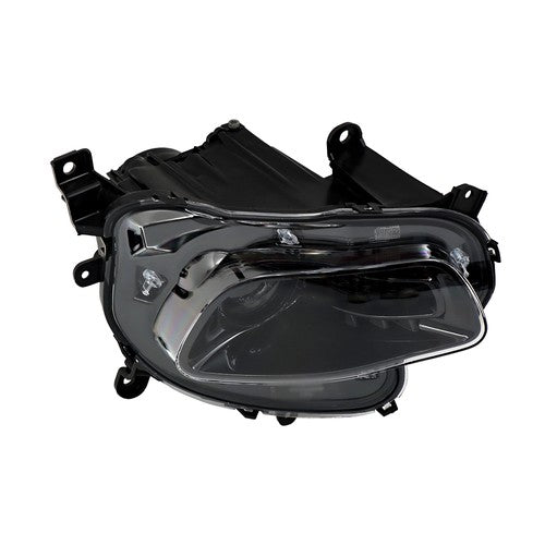 Solid Spare For 2014-18 Jeep Cherokee Headlights Driver+Passenger Side Pair Clear HID/Xenon