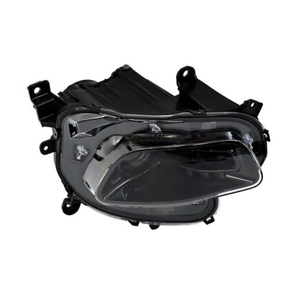 Solid Spare For 2014-18 Jeep Cherokee Headlights Driver+Passenger Side Pair Clear HID/Xenon
