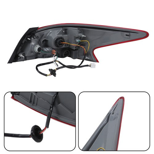 Solid Spare For Nissan Altima 2013 Series Left Driver Side Tail Light Brake Lamp Red Rear