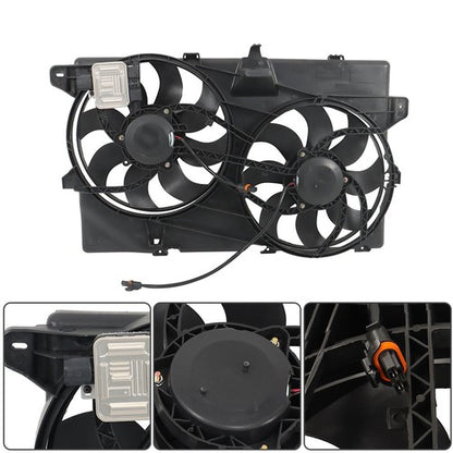 Solid Spare For Lincoln MKX 2007 2008 2009-2015 621-392 Radiator Cooling Fan Assembly 622040