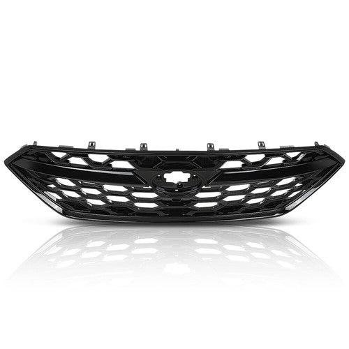 Solid Spare Fit For 2022-2023 Subaru WRX Front Bumper Upper Grille Assembly Black SU1200198