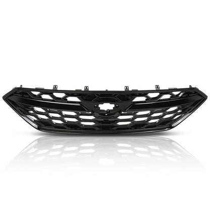 Solid Spare Fit For 2022-2023 Subaru WRX Front Bumper Upper Grille Assembly Black SU1200198