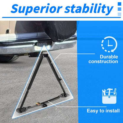 Solid Spare Hitch Mount Stabilizer For RV W/ 2'' Receivers Motorhomes Truck Travel Trailers