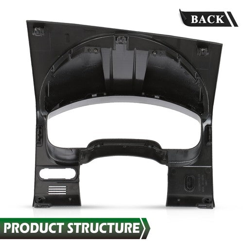Solid Spare Fit For 2004-2008 Ford F-150 Instrument Cluster Panel Dash Bezel Trim Black