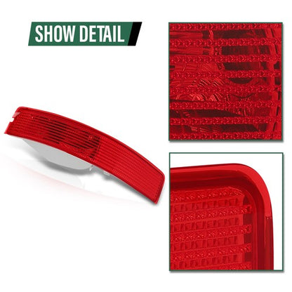 Solid Spare Fit For 07-14 Volvo CX90 Rear Bumper Reflector Side Marker Light Right Passenger