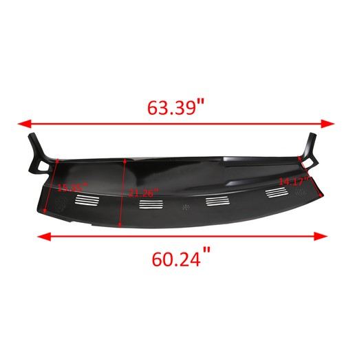 Solid Spare One Piece Molded Dash Cover For 02-05 Dodge Ram 1500 2500 3500 in Textured Black