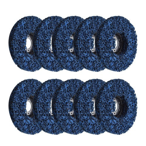 Solid Spare 10 Pack 4.5"x7/8" Easy Strip 4-1/2" Discs Remove Paint Rust & Clean