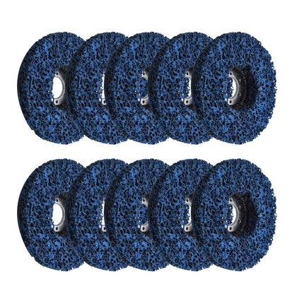 Solid Spare 10 Pack 4.5"x7/8" Easy Strip 4-1/2" Discs Remove Paint Rust & Clean