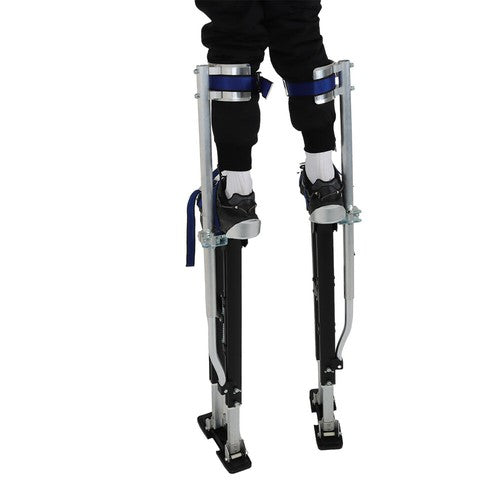 Solid Spare Drywall Stilts 36" - 48" Adjustable Aluminum Alloy For Painting Electrical Stilt