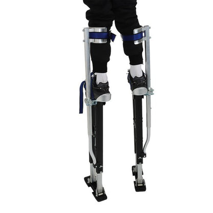 Solid Spare Drywall Stilts 36" - 48" Adjustable Aluminum Alloy For Painting Electrical Stilt