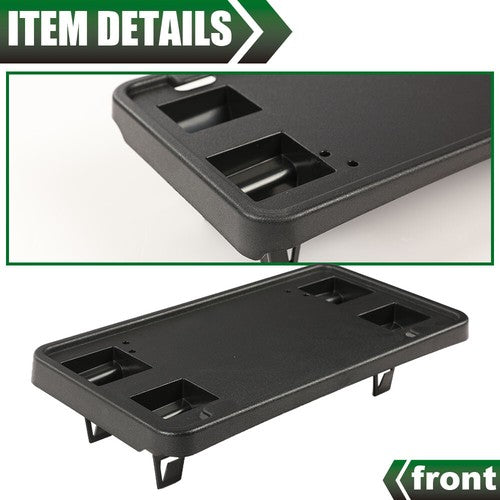 Solid Spare Fit For 2015-2017 Ford F-150 Front Bumper License Plate Mounting Bracket Holder