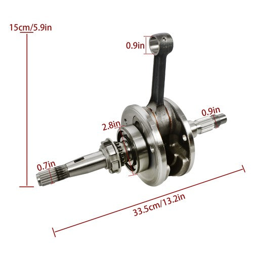 Solid Spare Crankshaft Assy For Hisun 400CC MASSIMO Bennche 13300-F12-0000 P003000132000000