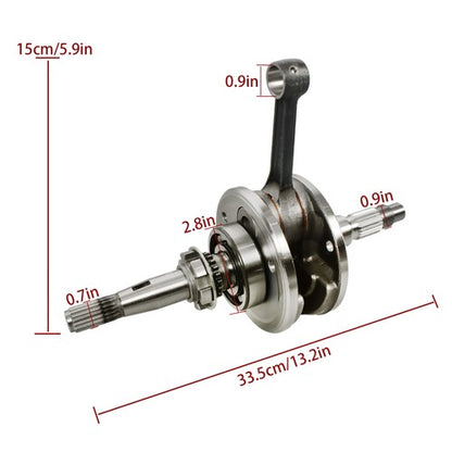 Solid Spare Crankshaft Assy For Hisun 400CC MASSIMO Bennche 13300-F12-0000 P003000132000000