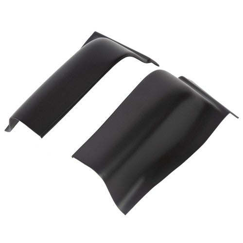 Solid Spare Black ABS Cab Corner Covers For 2004-2008 05 06 07 Ford F150 F-150 Crew Cab
