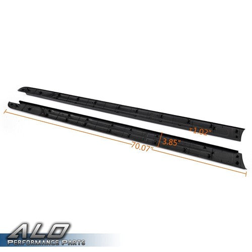 Solid Spare Fit For 2014-2020 Toyota Tundra 5.5ft Bed Rail Cap Molding Side Trim Panel