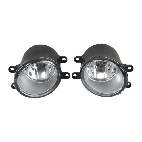 Solid Spare Headlights Black Fog Lights+Switch Kit For 10-11 Toyota Camry SE Left+Right Side