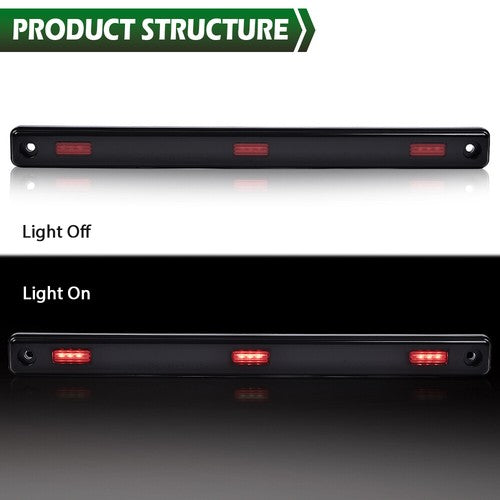 Solid Spare Fit For 2017-2022 Ford F250 F350 F450 F550 Super Duty LED Rear Marker Light