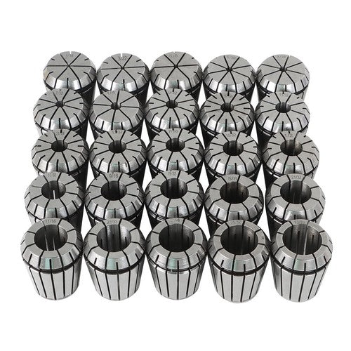 Solid Spare 25 Pcs Collet Set ER32 Collet Chuck 1/16 inch-3/4 inch Holder Spring Collet New