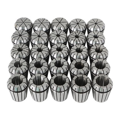 Solid Spare 25 Pcs Collet Set ER32 Collet Chuck 1/16 inch-3/4 inch Holder Spring Collet New