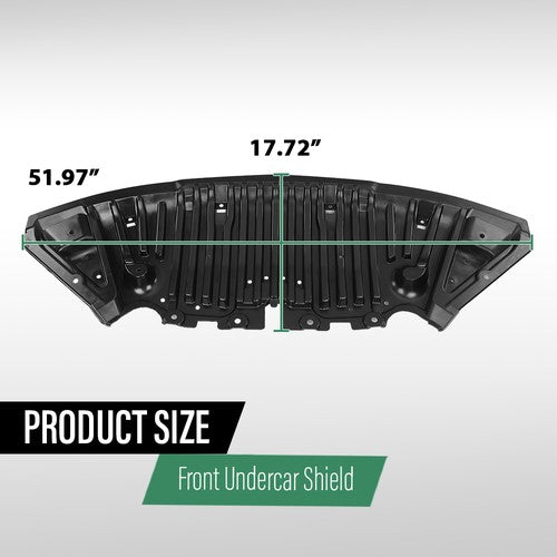 Solid Spare Front Lower Engine Splash Undercar Shield For 10-15 Mercedes-Benz GLK250 GLK350
