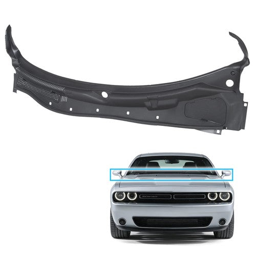 Solid Spare Windshield Wiper Cowl Top Panel For 2008-2023 Dodge Challenger #5028757AG
