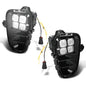 Solid Spare Fit For 18-20 Kia Rio LED DRL Daytime Running Lights Fog Lamps w/ Turn Signal