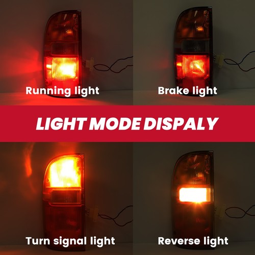 Solid Spare For Toyota Tacoma 1995-2000 Tail Lights Brake Lamps w/Bulbs Left & Right 95-00