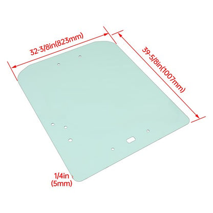 Solid Spare For Kubota SSV65 SSV75 Replacement Skid Steer Door Glass Windshield #V1311-34522