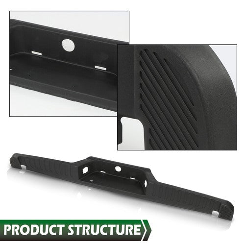 Solid Spare Rear Bumper Top Step Pad Cover Fit For 2015-2020 F-150 Ford w/o Trailer Tow
