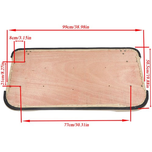 Solid Spare Golf Cart 1994-2013 Tan Front Seat Bottom With Hardware For EZGO Medalist TXT
