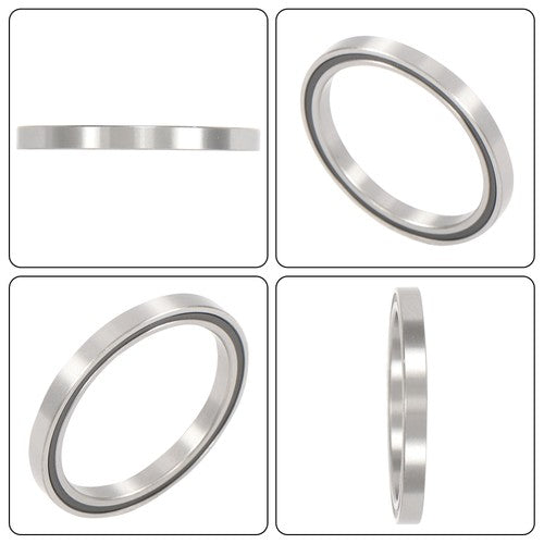 Solid Spare 10 Pack 6710-2RS Deep Groove Ball Bearings 50x62x6mm, Chrome Steel Rubber Seals