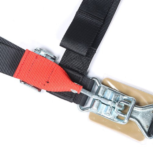 Solid Spare 4 Pack Seat Belt Harness 4 Point 2" Padded Black For Polaris RZR XP S 4 1000 New