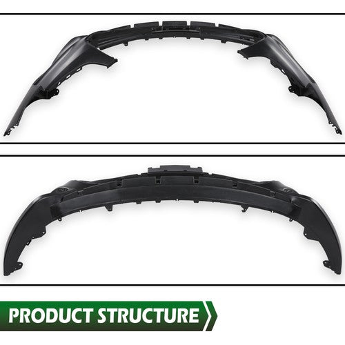 Solid Spare Fit For 2013-2017 Hyundai Veloster Turbo Front Bumper Cover Fascia NEW