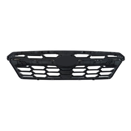 Solid Spare For Subaru Crosstrek 2018 2019 2020 Front Upper Grill Black with Chrome Molding