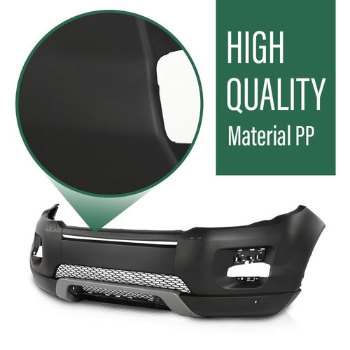 Solid Spare Front Bumper Cover Fit For 2012 2013 2014 2015 Land Rover Range Rover Evoque