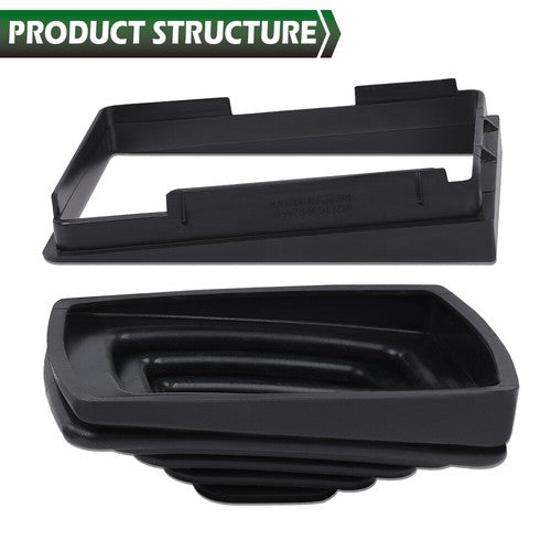 Solid Spare Fit For 97-04 Jeep Wrangler TJ Shifter Boot & Retainer Bezel / Ring Manual Trans