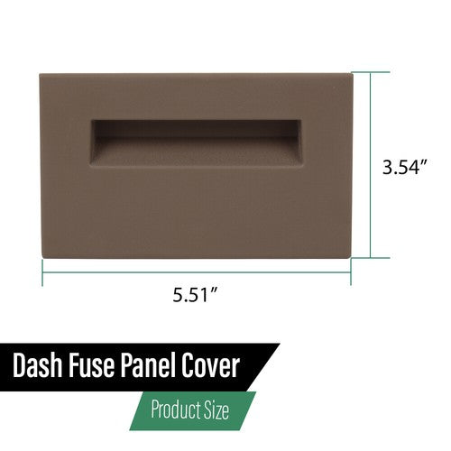 Solid Spare Fit For Chevy GMC Truck 1988-1994 Dashboard Fuse Panel Cover Replacement Beige